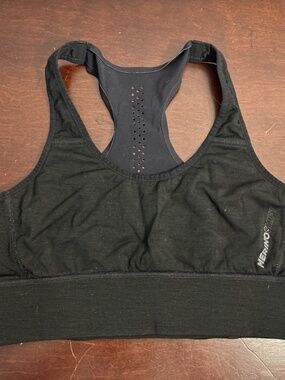 Mons Royale Stratos Merino Shift Sports Bra - Black - Small?